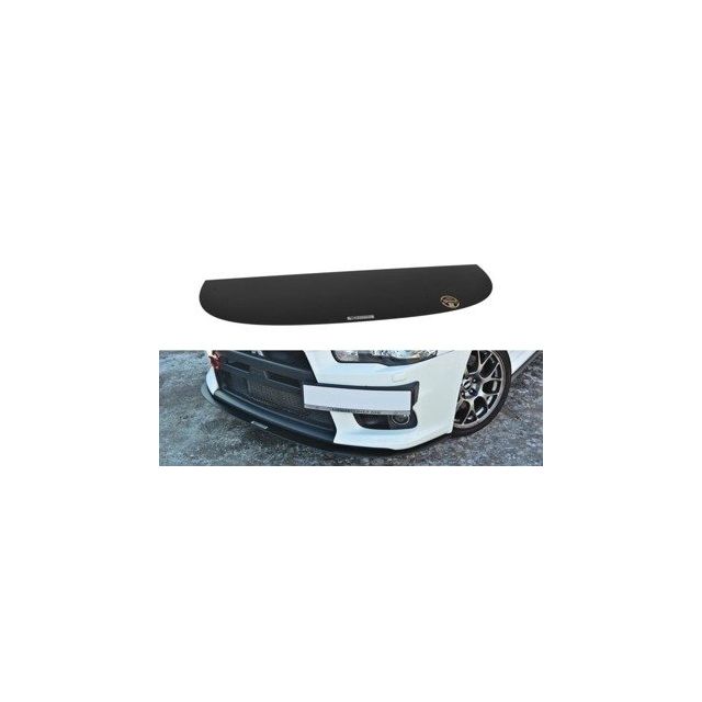 Добавка за предна броня/лип спойлер v.3 mitsubishi lancer evo x - Maxton Design