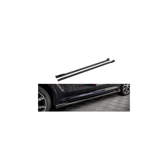 Добавки за прагове V.2 BMW x4 M-Pack G02 - Maxton Design