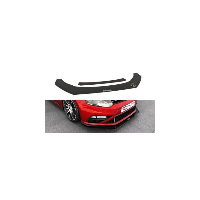 Добавка за предна броня/лип спойлер VW Polo Mk5 GTI Facelift - Maxton Design