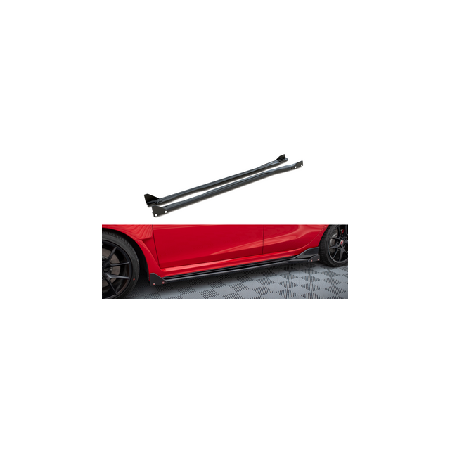 Добавки за прагове v.1 + Добавки honda civic type-r mk 11 - Maxton Design