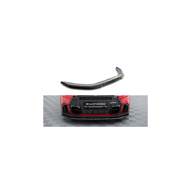 Добавка за предна броня/лип спойлер  V.1 Mini Cooper S John Cooper Works F56 Facelift - Maxton Design