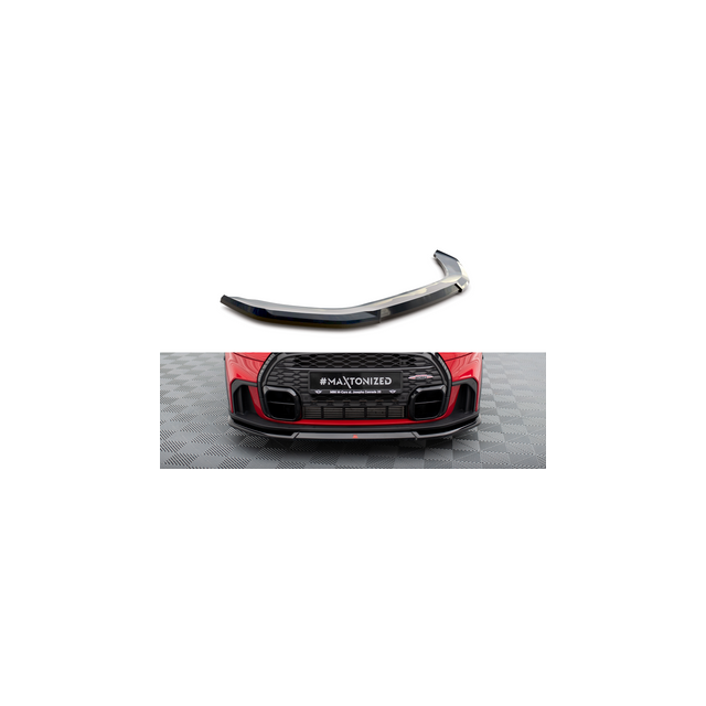 Добавка за предна броня/лип спойлер  V.2 Mini Cooper S John Cooper Works F56 Facelift - Maxton Design