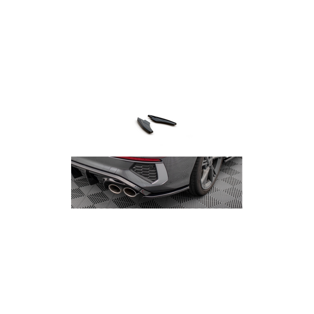 Добавки за задна броня v.2 Audi S3 Sedan 8y - Maxton Design