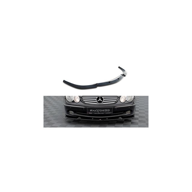 Добавка за предна броня/лип спойлер  V.2 Mercedes-Benz Clk W209 - Maxton Design