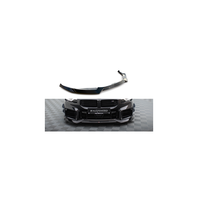 Добавка за предна броня/лип спойлер  V.1 BMW M2 G87 - Maxton Design