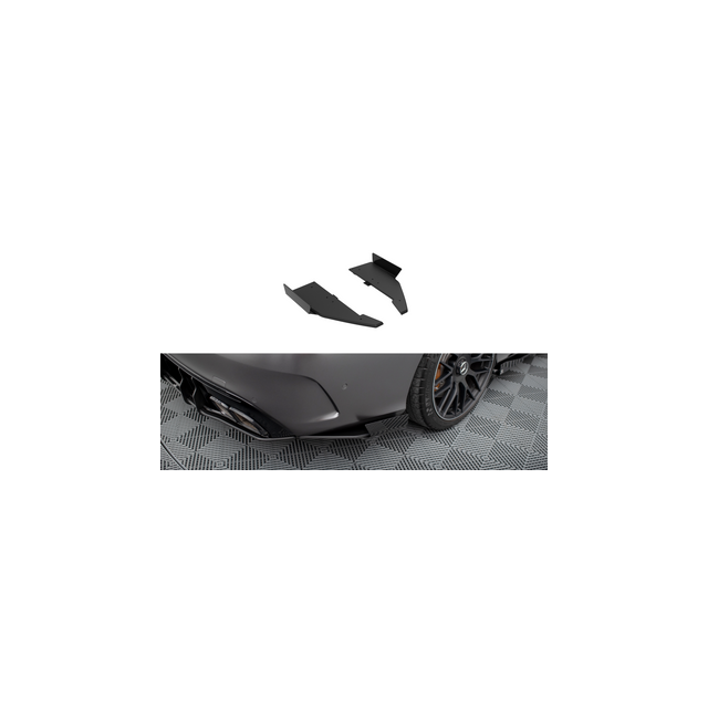 Street Pro Добавки за задна броня + Добавки Mercedes-AMG C63 Седан  W205 FACELIFT - Maxton Design