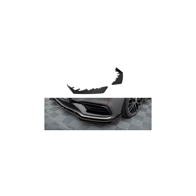 Предни Добавки Mercedes-AMG C63 Седан  W205 Фейслифт - Maxton Design