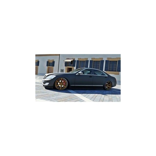 Добавки за прагове mercedes s-class w221 дълъг - Maxton Design