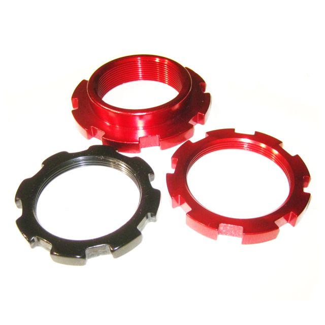 Спортно Регулируемо Окачване за BC Racing V1 Red Locking Ring Set (A/B/C) 3 Rings per Shock BC-RACING