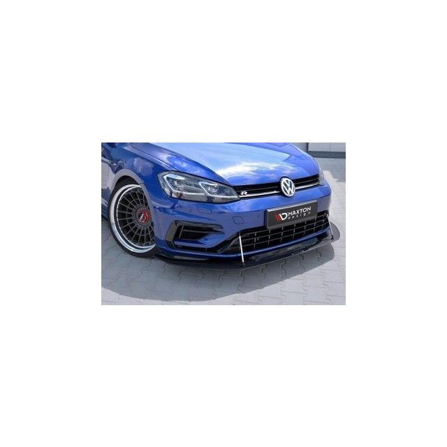Хибридни Добавка за предна броня/лип спойлер VW Golf 7 R / R-Line Facelift - Maxton Design