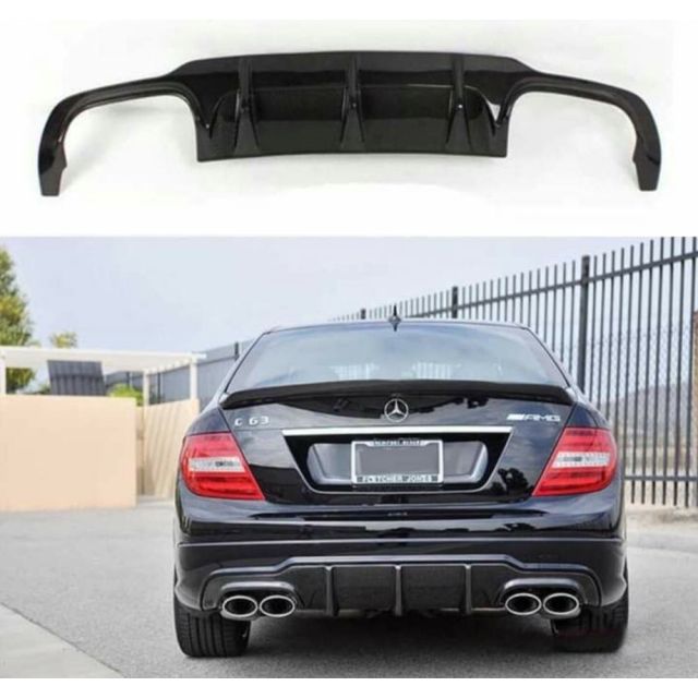 Двоен Дифузьор за Mercedes W204 ФЕЙСЛИФТ