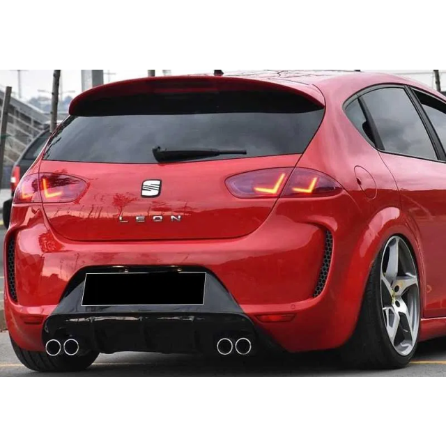 Двоен Дифузьор за Seat Leon Mk2 Mk3