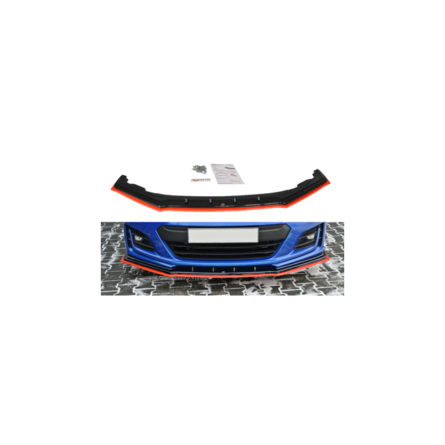 Добавка за предна броня/лип спойлер  V.4 Subaru BRZ Facelift - Maxton Design