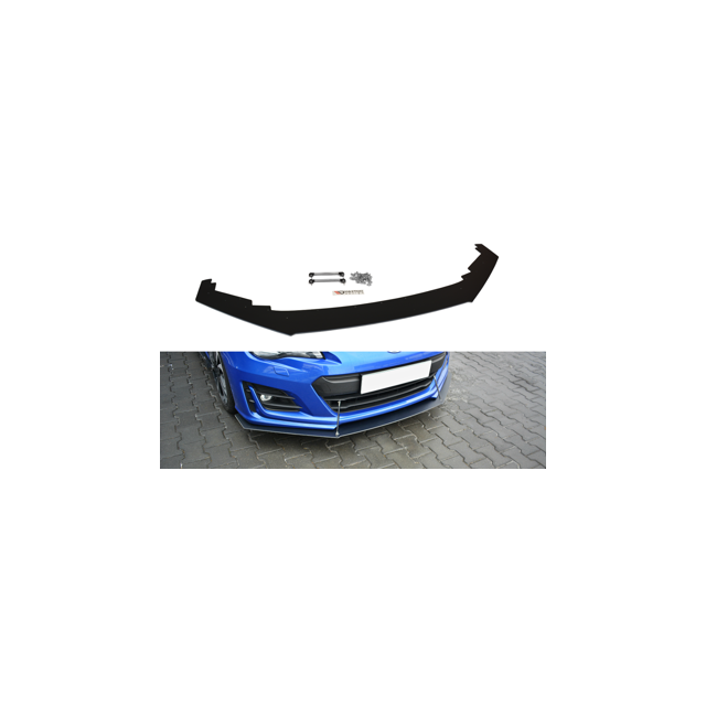 Добавка за предна броня/лип спойлер V.1 Subaru BRZ Facelift - Maxton Design
