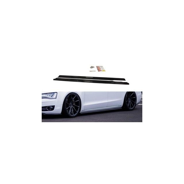 Добавки за прагове Audi A8 D4 - Maxton Design