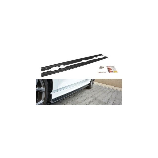 Добавки за прагове V.1 Ford Fiesta Mk8 ST / ST-LINE - Maxton Design