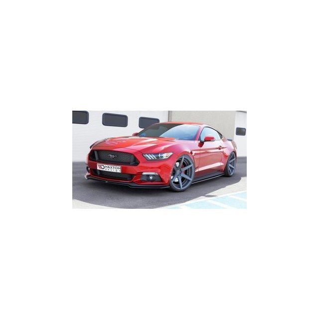 Добавка за предна броня/лип спойлер  Ford Mustang Mk6 - Maxton Design