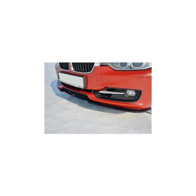 Добавка за предна броня/лип спойлер  V.1 BMW 3 F30 - Maxton Design