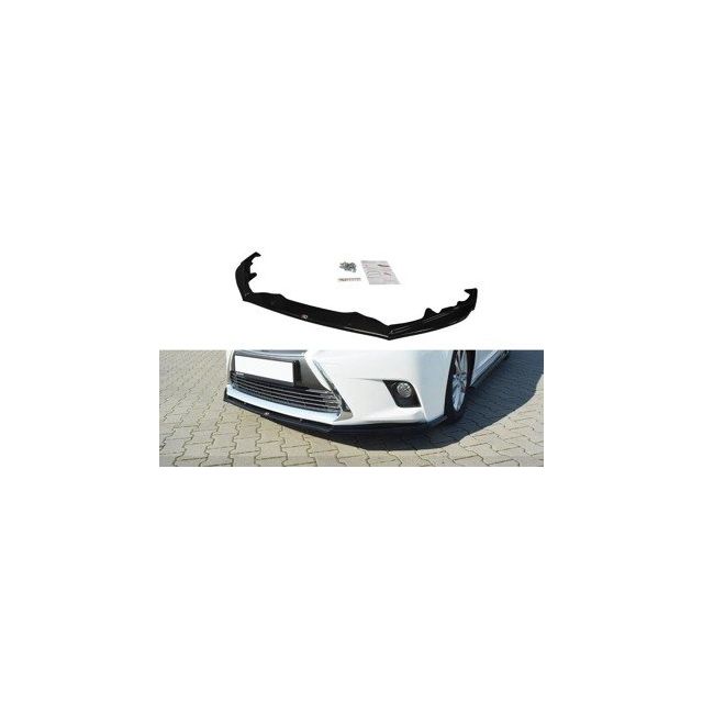 Добавка за предна броня/лип спойлер  V.1 Lexus CT Mk1 Facelift - Maxton Design