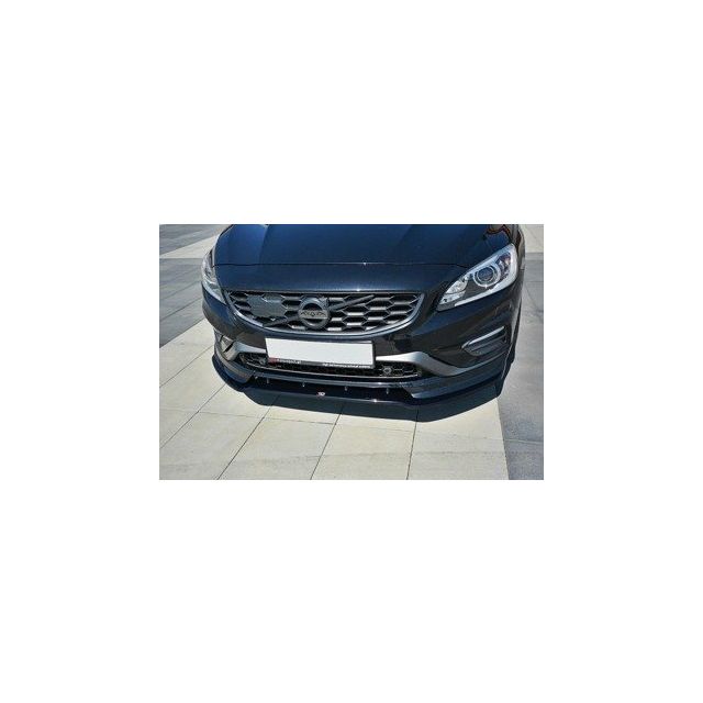 Добавка за предна броня/лип спойлер  V.1 Volvo V60 Polestar Facelift - Maxton Design