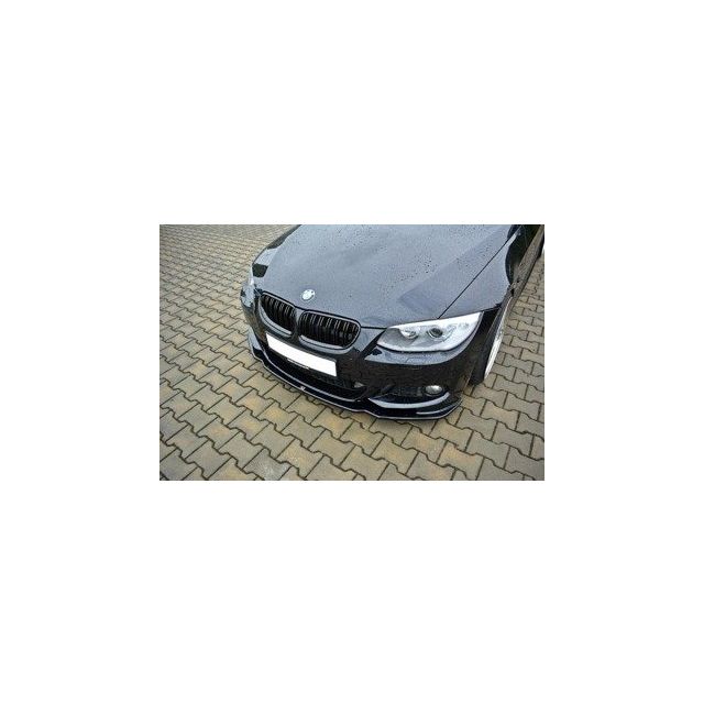 Добавка за предна броня/лип спойлер  V.2 за BMW 3 E92 M-Pack Facelift - Maxton Design