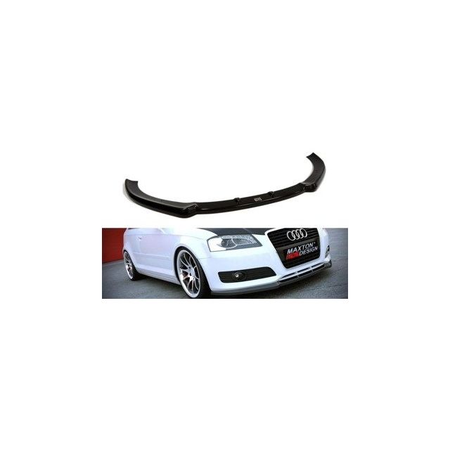 Добавка за предна броня/лип спойлер  Audi A3 8p (модел на фейслифт) - Maxton Design