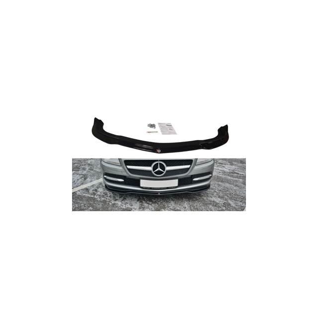 Добавка за предна броня/лип спойлер  V.1 Mercedes SLK R172 - Maxton Design