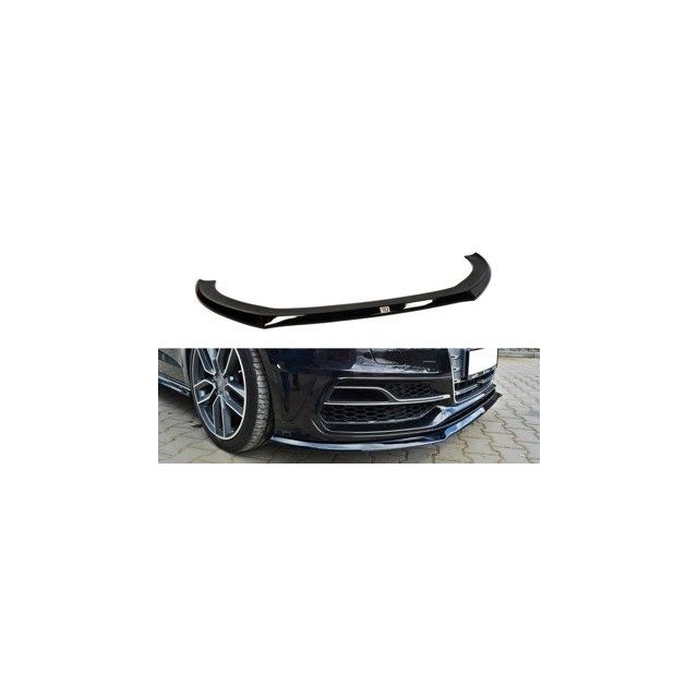 Добавка за предна броня/лип спойлер  Audi S3 / A3 S-Line 8V хечбек / спорт - Maxton Design
