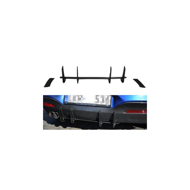 BMW 1 F20/F21 M -Power Facelift - Заден дифузьор V.1 - Maxton Design