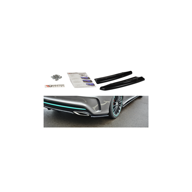 Добавки за задна броня Mercedes-Benz CLA C117 AMG-Line Facelift - Maxton Design