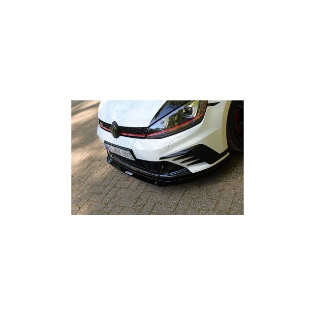 Добавка за предна броня/лип спойлер VW Golf VII GTI Clubsport - Maxton Design