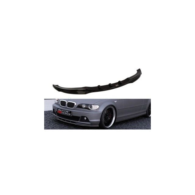 Добавка за предна броня/лип спойлер  BMW 3 E46 Coupe Facelift Model - Maxton Design
