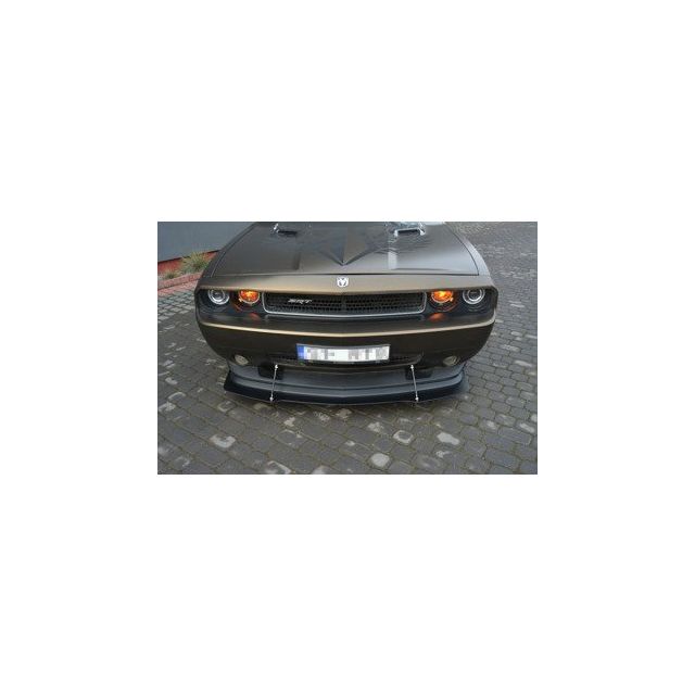Добавка за предна броня/лип спойлер  V.1 Dodge Challenger Mk3. Фаза-I SRT8 Coupe - Maxton Design