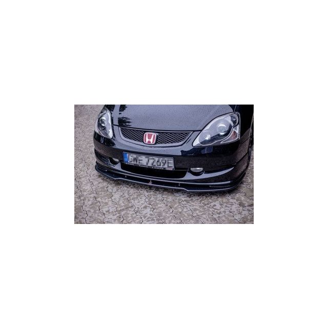 Добавка за предна броня/лип спойлер  V.1 Honda Civic EP3 (MK7) Type-R/S Facelift - Maxton Design