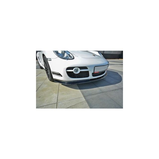 Добавка за предна броня/лип спойлер  V.2 Porsche Cayman S 987C - Maxton Design