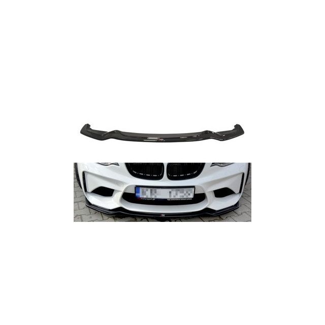 Добавка за предна броня/лип спойлер  BMW M2 (F87) Coupg ‰ - Maxton Design