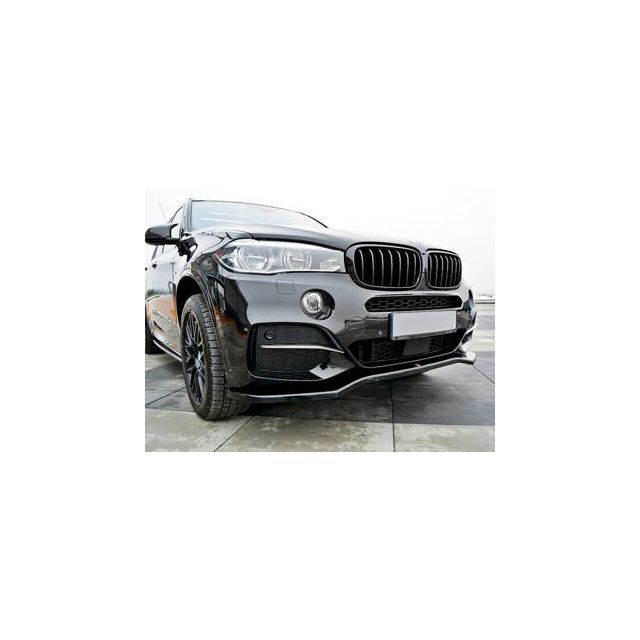 Добавка за предна броня/лип спойлер  V.1 BMW X5 F15 M-Pack - Maxton Design