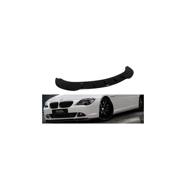 Добавка за предна броня/лип спойлер  BMW 6 E63 / E64 (модел на PREFACE) v.1 - Maxton Design