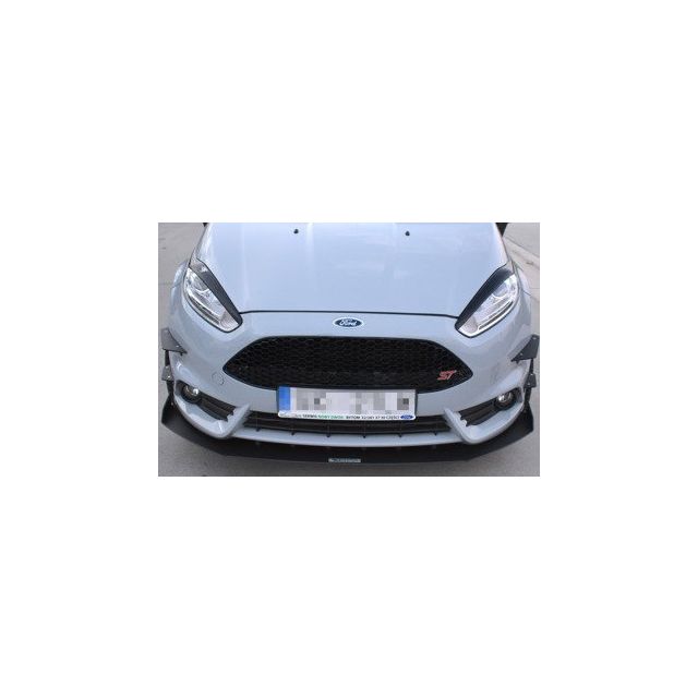 Добавка за предна броня/лип спойлер  Racing V.3 Ford Fiesta St Mk7 FL - Maxton Design