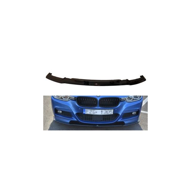 Добавка за предна броня/лип спойлер  BMW 3-серия F30 FL седан M-Sport - Maxton Design
