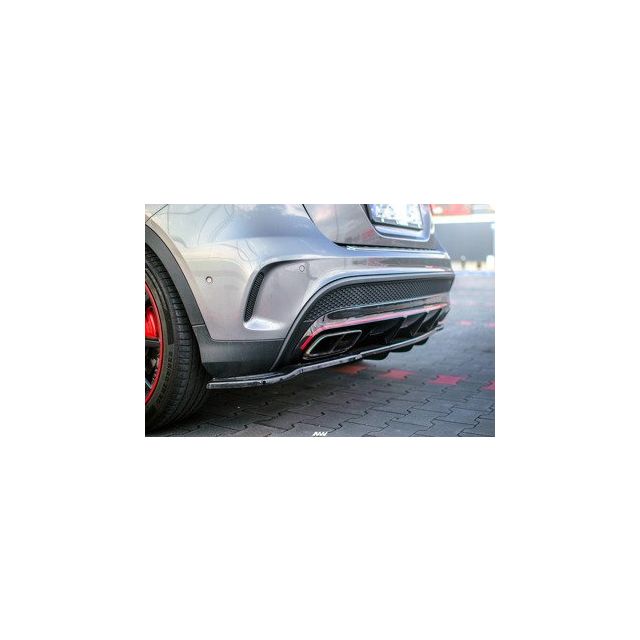 Централна Добавка за задна броня (с вертикални пръти) Mercedes-Benz GLA 45 AMG SUV (x156) PREFACE - Maxton Design