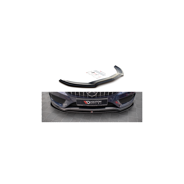 Добавка за предна броня/лип спойлер  V.1 Mercedes-Benz C43 AMG W205 - Maxton Design