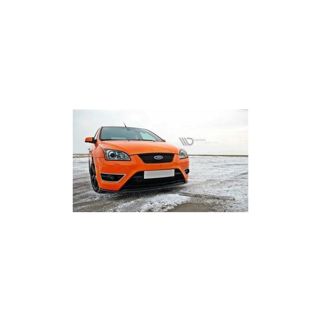 Добавка за предна броня/лип спойлер  V.2 Ford Focus St Mk2 - Maxton Design