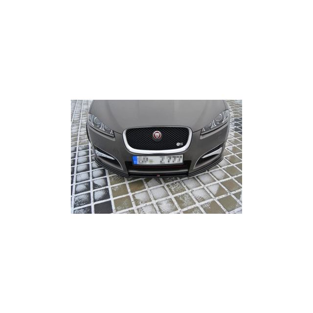 Добавка за предна броня/лип спойлер  Jaguar XF (x250) Mk1 Sportbrake S-Pack - Maxton Design