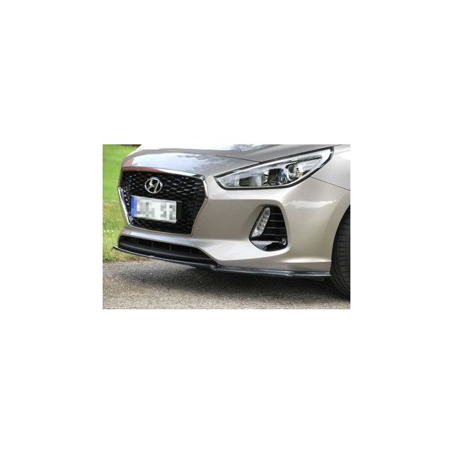 Добавка за предна броня/лип спойлер  V.1 Hyundai I30 Mk3 Хечбек - Maxton Design