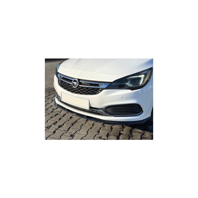 Добавка за предна броня/лип спойлер  V.1 Opel Astra K Opc-Line - Maxton Design