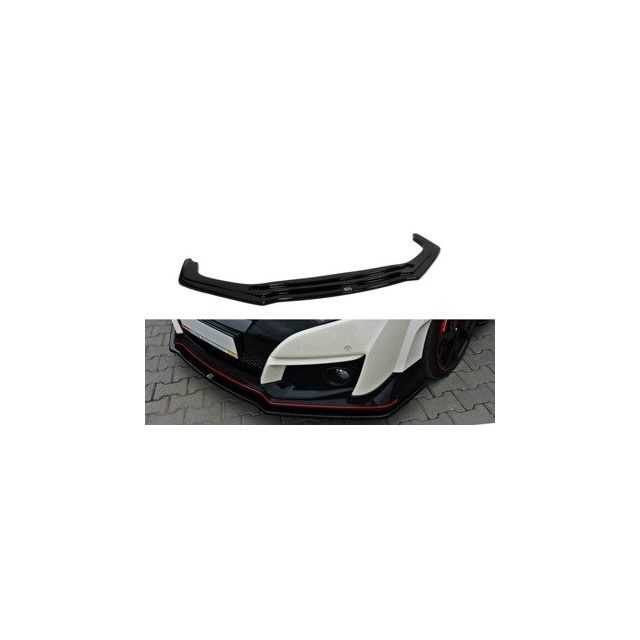Добавка за предна броня/лип спойлер  V.1 Honda Civic IX тип R - Maxton Design