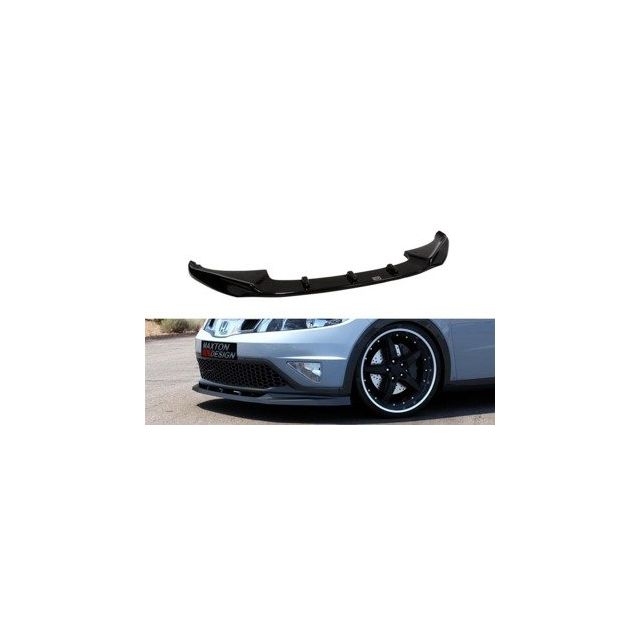 Добавка за предна броня/лип спойлер  Honda Civic Mk8 (Facelift) - Maxton Design
