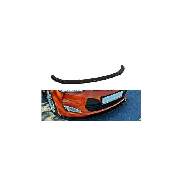 Добавка за предна броня/лип спойлер hyundai veloster - Maxton Design