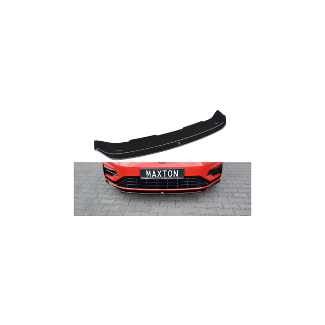 Добавка за предна броня/лип спойлер  V.5 VW Golf 7 R / R-Line Facelift - Maxton Design